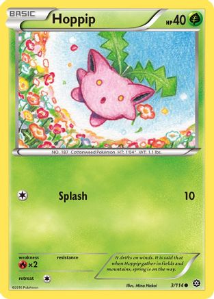 Hoppip 003/114 - XY  Steam Siege