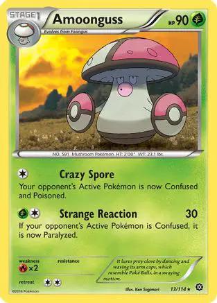 Amoonguss 013/114 - XY  Steam Siege Reverse Holofoil