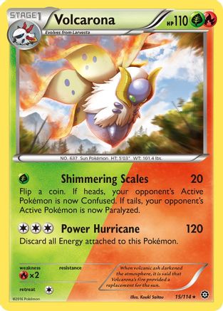 Volcarona 015/114 - XY  Steam Siege