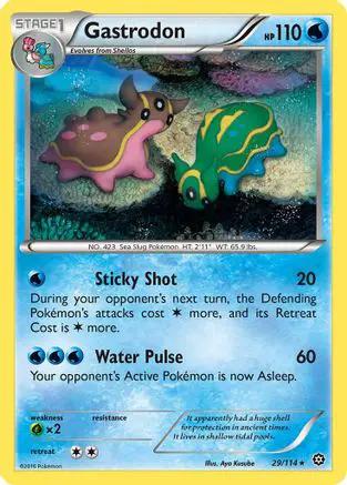 Gastrodon 029/114 - XY  Steam Siege Reverse Holofoil