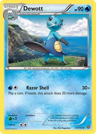 Dewott 031/114 - XY  Steam Siege