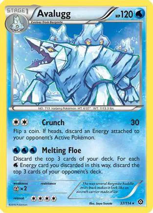 Avalugg 037/114 - XY  Steam Siege Reverse Holofoil
