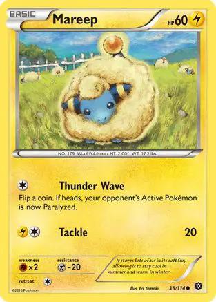 Mareep 038/114 - XY  Steam Siege Reverse Holofoil