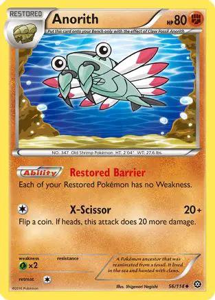 Anorith 056/114 - XY  Steam Siege Reverse Holofoil