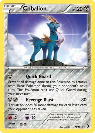 Cobalion 074/114 - XY  Steam Siege