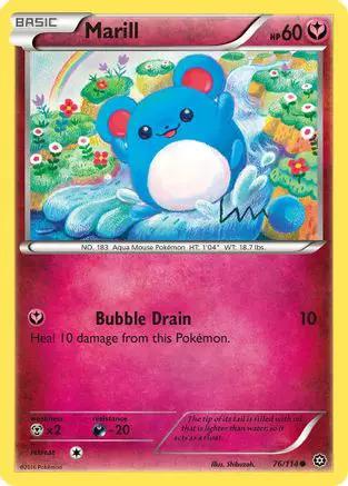 Marill 076/114 - XY  Steam Siege Reverse Holofoil