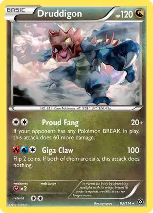 Druddigon 083/114 - XY  Steam Siege