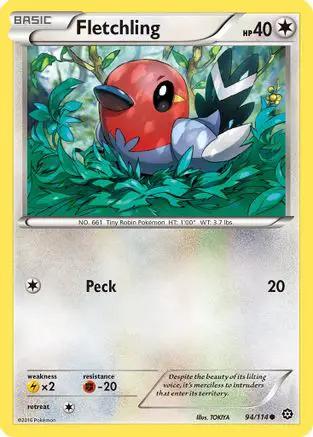 Fletchling 094/114 - XY  Steam Siege Reverse Holofoil