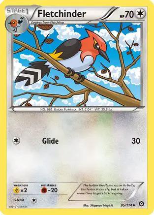 Fletchinder 095/114 - XY  Steam Siege Reverse Holofoil