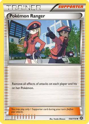 Pokemon Ranger 104/114 - XY  Steam Siege Reverse Holofoil