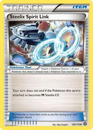 Steelix Spirit Link 106/114 - XY  Steam Siege Reverse Holofoil