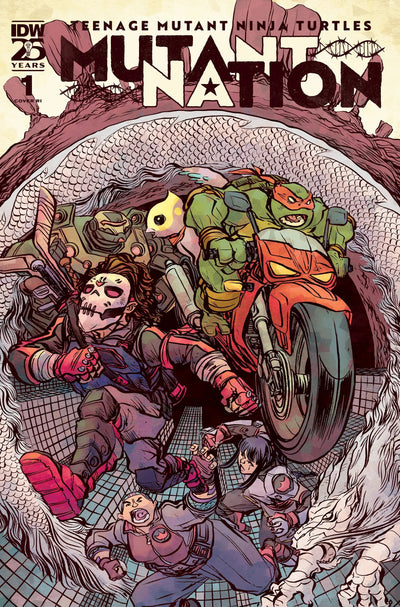Teenage Mutant Ninja Turtles TMNT Mutant Nation #1 E 1:10 Jesse Lonergan Variant (09/18/2024) Idw