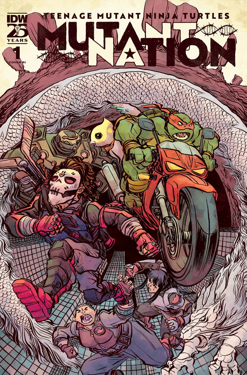Teenage Mutant Ninja Turtles TMNT Mutant Nation #1 E 1:10 Jesse Lonergan Variant (09/18/2024) Idw