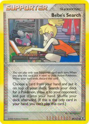 Bebe's Search (League Promo) 089/111 - League & Championship Cards Reverse Holofoil