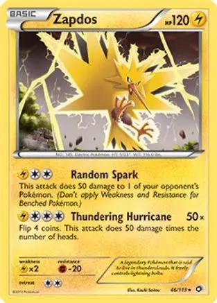 Zapdos (BW Legendary Treasures) 046/113 - Deck Exclusives