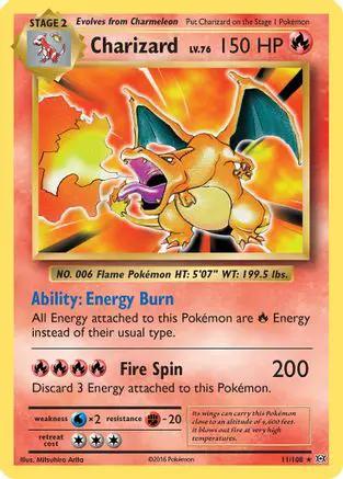 Charizard 011/108 - XY  Evolutions Holofoil