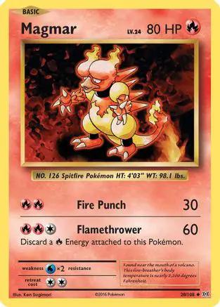 Magmar 020/108 - XY  Evolutions Reverse Holofoil