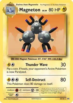 Magneton 038/108 - XY  Evolutions Holofoil