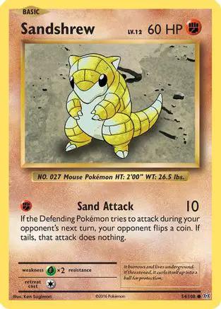 Sandshrew 054/108 - XY  Evolutions
