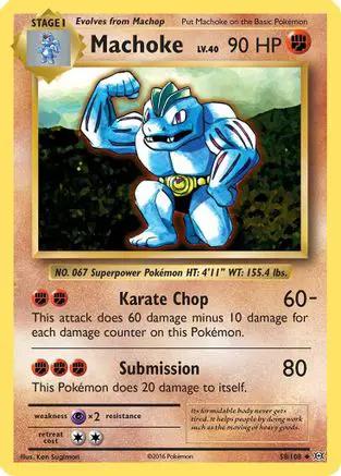 Machoke 058/108 - XY  Evolutions
