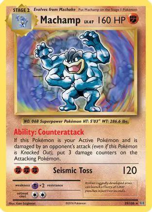 Machamp 059/108 - XY  Evolutions Holofoil