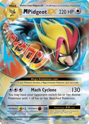 M Pidgeot EX 065/108 - XY  Evolutions Holofoil