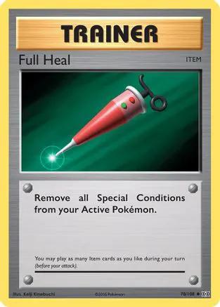 Full Heal 078/108 - XY  Evolutions Reverse Holofoil