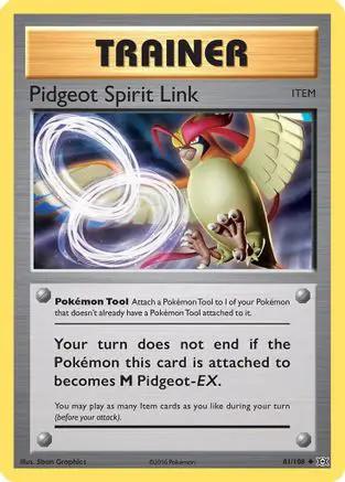 Pidgeot Spirit Link 081/108 - XY  Evolutions Reverse Holofoil