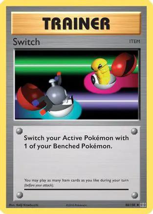 Switch 088/108 - XY  Evolutions Reverse Holofoil