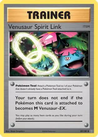 Venusaur Spirit Link 089/108 - XY  Evolutions Reverse Holofoil