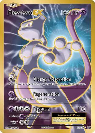 Mewtwo EX (Full Art) 103/108 - XY  Evolutions Holofoil
