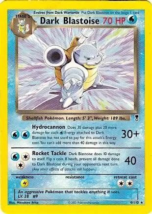 Dark Blastoise (WotC Legendary Collection) 004/110 - Deck Exclusives