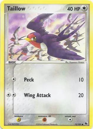 Taillow 072 - EX Battle Stadium