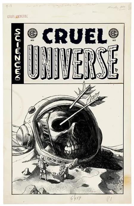 Ec Cruel Universe #3 (Of 5) D 1:20 Dave Johnson B&W Artist Edition Variant (10/02/2024) Oni