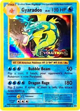 Gyarados (Prerelease) [Staff] 034/108 - XY Promos Holofoil