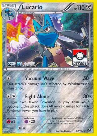 Lucario 063/124 - League & Championship Cards - Reverse Holofoil