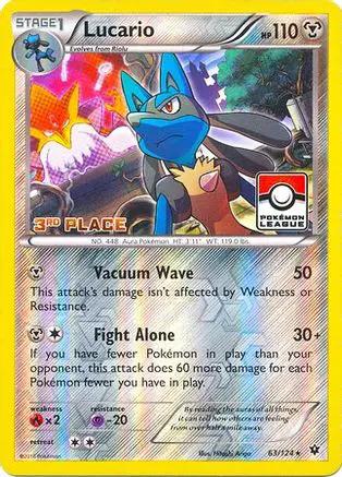 Lucario (Pokemon League) [3rd Place] 063/124 - League & Championship Cards Reverse Holofoil
