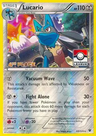 Lucario 063/124 - League & Championship Cards - Reverse Holofoil