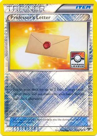 Professor's Letter (Pokemon League) 123/146 - League & Championship Cards Reverse Holofoil