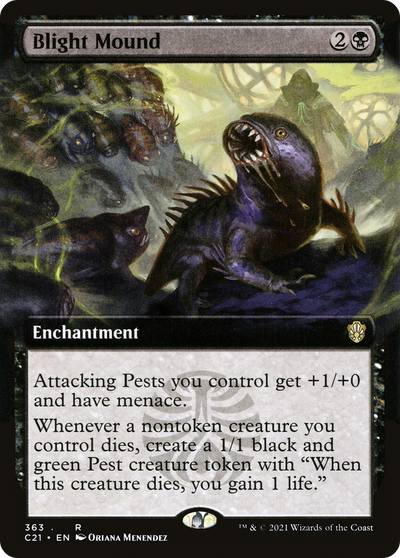 Blight Mound (C21-363) - Commander 2021: (Extended Art)
