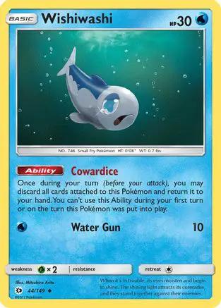 Wishiwashi 044/149 - SM Base Set Reverse Holofoil