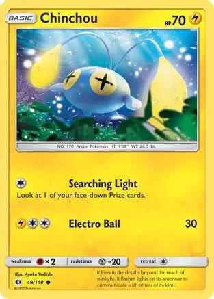 Chinchou 049/149 - SM Base Set Reverse Holofoil