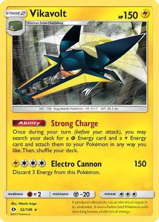 Vikavolt 052/149 - SM Base Set Reverse Holofoil