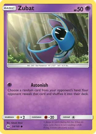 Zubat 054/149 - SM Base Set Reverse Holofoil