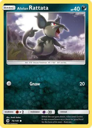 Alolan Rattata 076/149 - SM Base Set