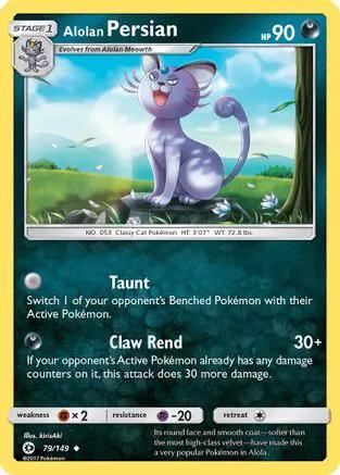 Alolan Persian 079/149 - SM Base Set
