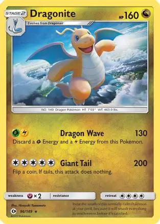 Dragonite 096/149 - SM Base Set Holofoil