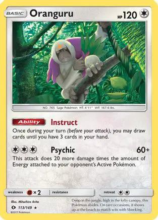 Oranguru 113/149 - SM Base Set Holofoil
