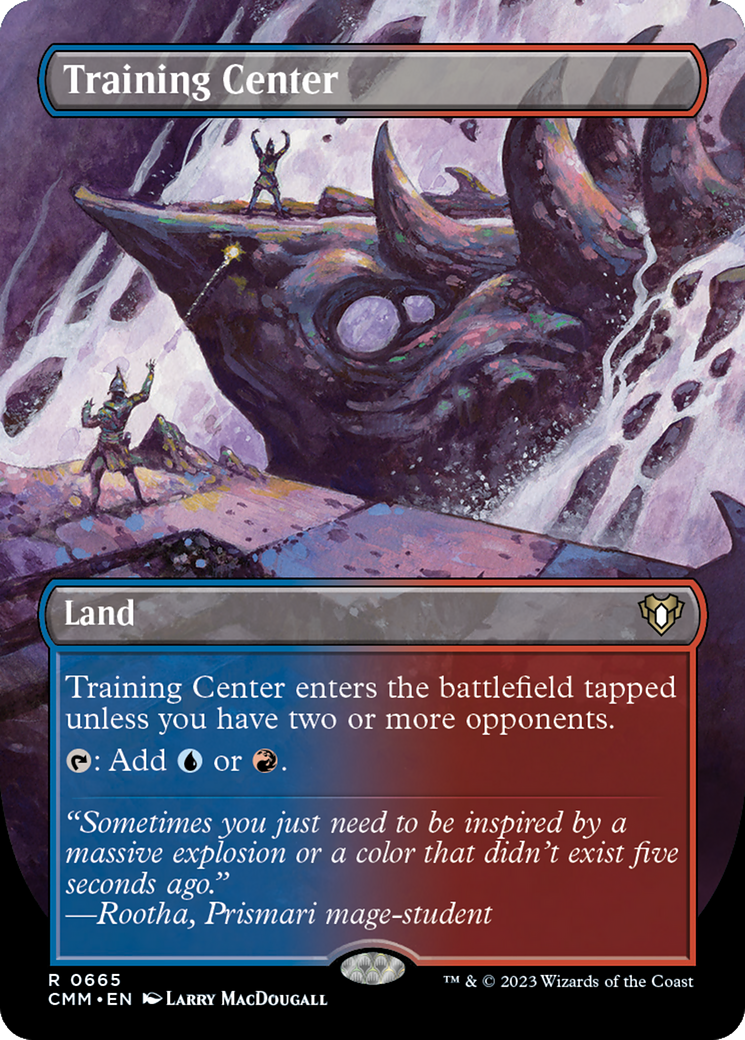 Training Center (CMM-665) - Commander Masters (Borderless) Foil