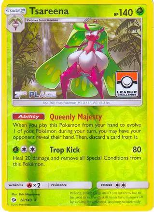 Tsareena 020/149 - League & Championship Cards - Reverse Holofoil